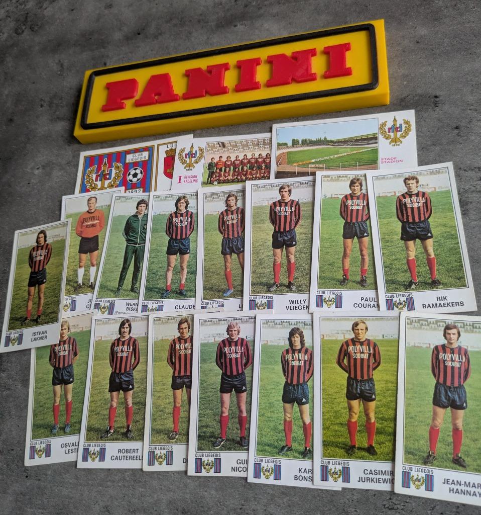 PANINI FOOTBALL 76 FC LIÈGE 18x AUTOCOLLANTS 1976, Envoi, Comme neuf