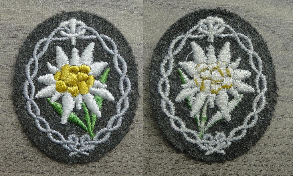 WH Gebrigsjäger Edelweiss, Ophalen of Verzenden, Landmacht, Embleem of Badge