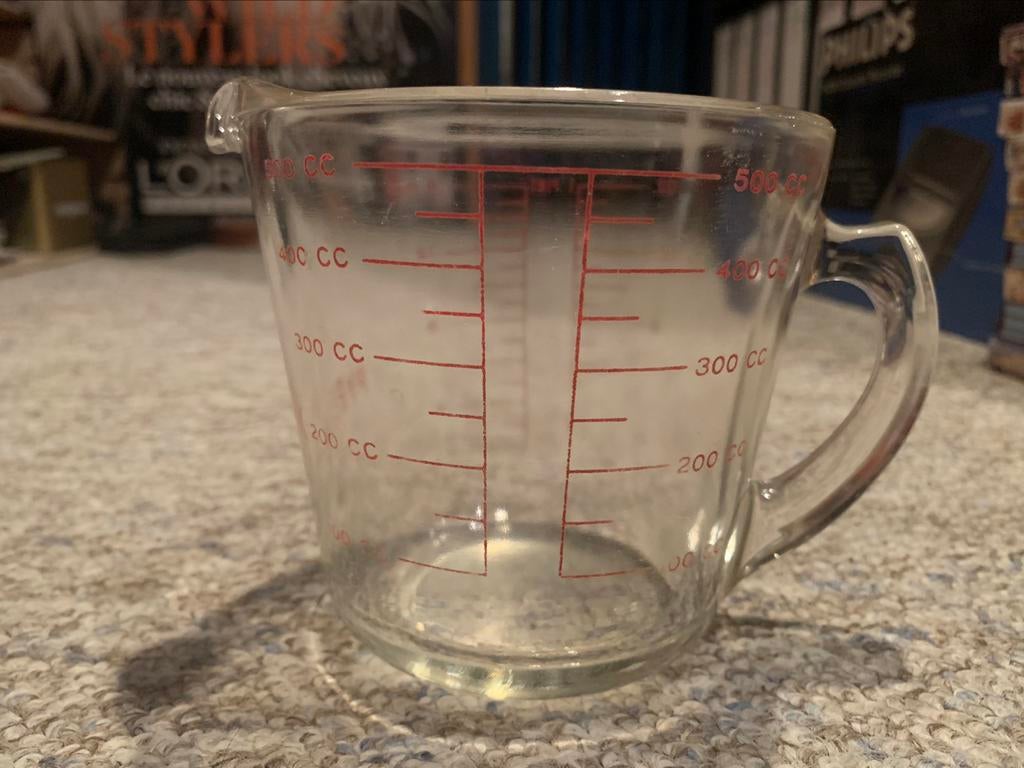 Doseur en Pyrex 1/2 litre, Maison & Meubles, Utilisé