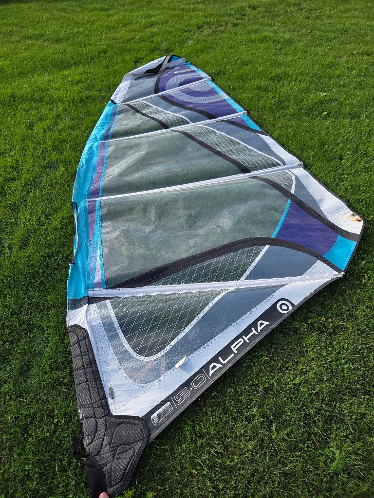 Neil Pryde Alpha Wave Sail 5.0, Ophalen, Zeil, 5 tot 7 m², Gebruikt