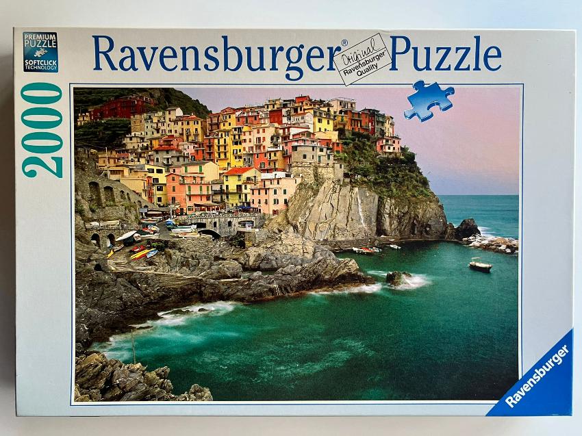 Puzzel Cinque Terre 2000 stukjes, Ophalen of Verzenden, Meer dan 1500 stukjes, Gebruikt, Legpuzzel