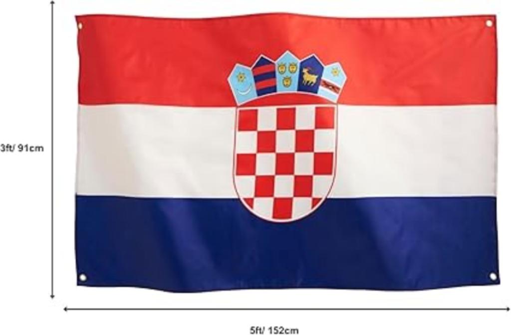 Drapeau national de la Croatie | Nouveau, Divers, Drapeaux & Banderoles, Neuf, -, -, Runesol