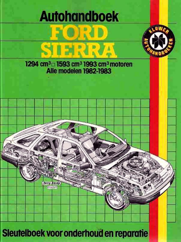 handboek FORD SIERRA, Ophalen of Verzenden, Zo goed als nieuw