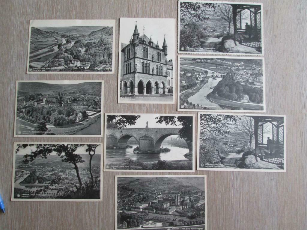 9 postkaarten uit Echternach, Verzamelen, Ophalen of Verzenden