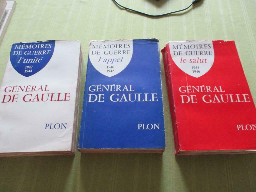 MEMOIRES DE GUERRE. CHARLES DE GAULLE., Enlèvement ou Envoi, Utilisé, Autre