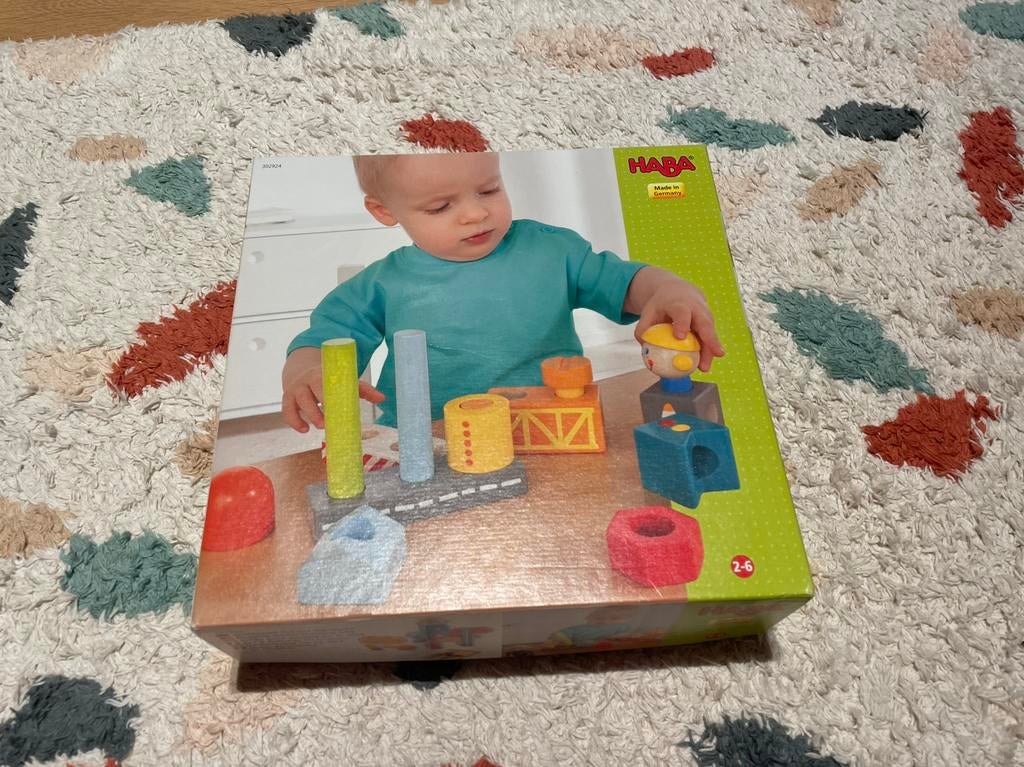 Haba steekspel bouwen, Ophalen, Zo goed als nieuw