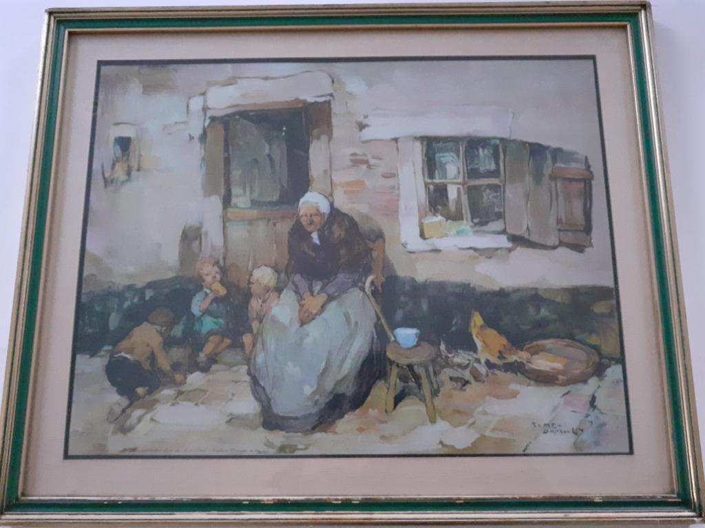 Kunstwerk van Romeo Dumoulin, Antiek en Kunst, Ophalen of Verzenden