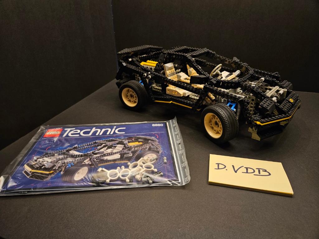 LEGO Technic 8880 Super Car in topstaat!!!, Enlèvement ou Envoi, Comme neuf, Ensemble complet, Lego