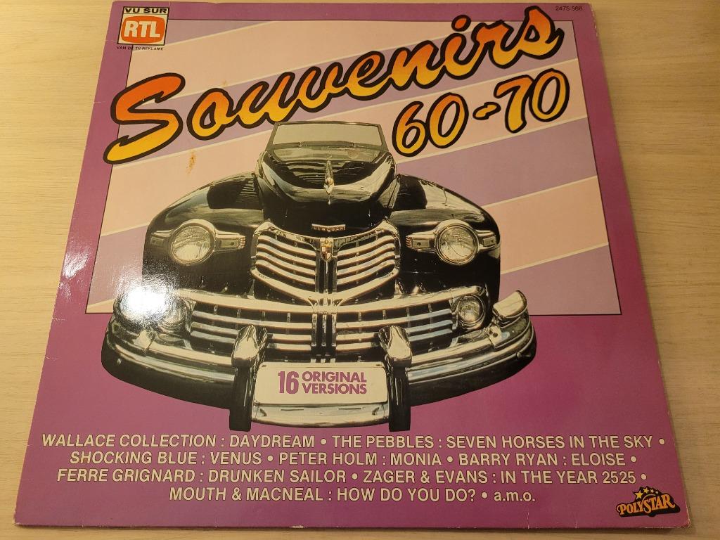 Disque vinyl 33 tours Various – Souvenirs 60-70, CD & DVD, Vinyles | Compilations, Comme neuf, Pop, Enlèvement ou Envoi