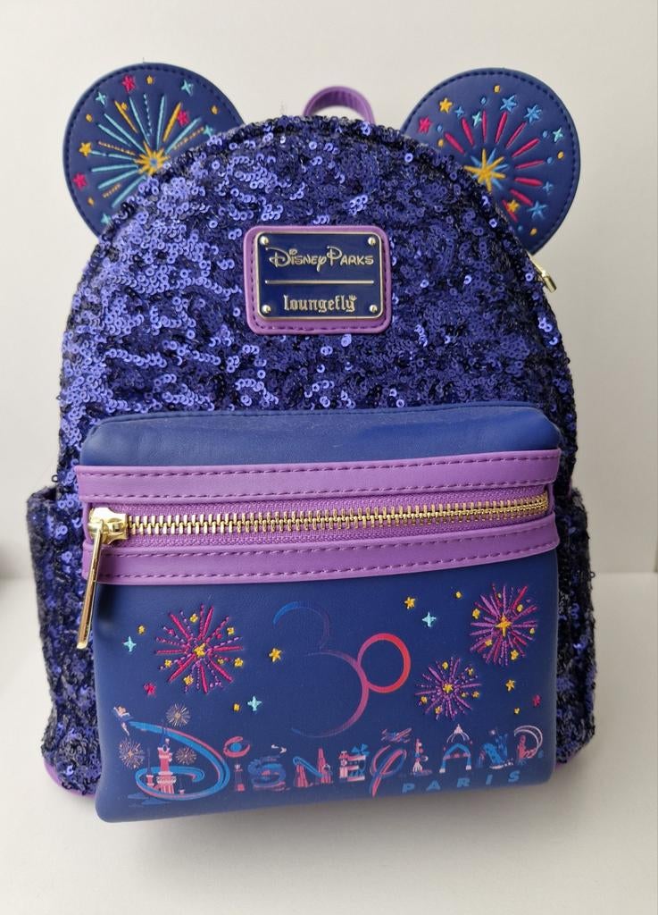 Loungegfly - Sac à dos Disney - Edition 30 ans - Neuf, Ophalen of Verzenden, Overige figuren, Nieuw, Tas, Koffer of Zak