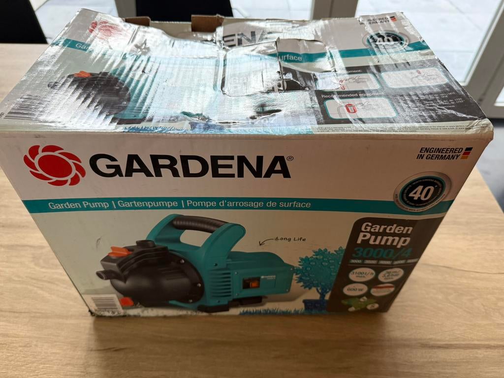 GARDENA Classic Besproeiingspomp 3000/4 Waterpomp, Ophalen, Zo goed als nieuw
