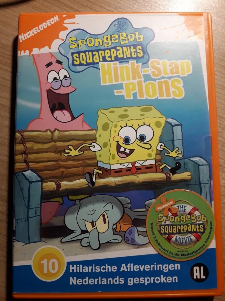 DVD Spongebob Hink-stap plons, Cd's en Dvd's, Alle leeftijden, Ophalen of Verzenden, Zo goed als nieuw, Overige genres