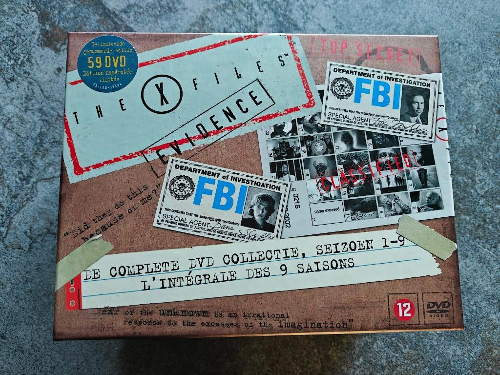 THE X FILES DVD COLLECTIE, Enlèvement ou Envoi, Tous les âges, Coffret, Comme neuf