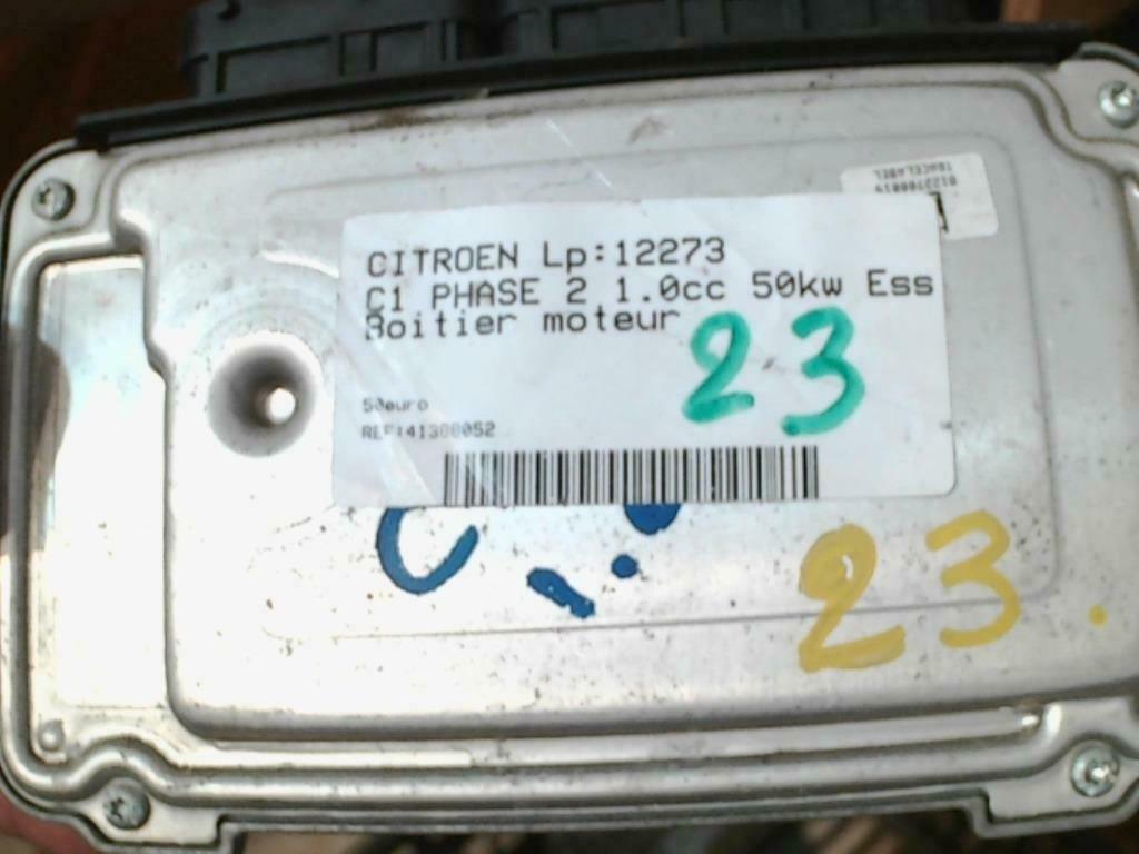 Boitier moteur CitroenC1 1.0i 50kw 2008-2012 ( LP/12273 (23), Autos : Pièces & Accessoires, Enlèvement ou Envoi, Utilisé