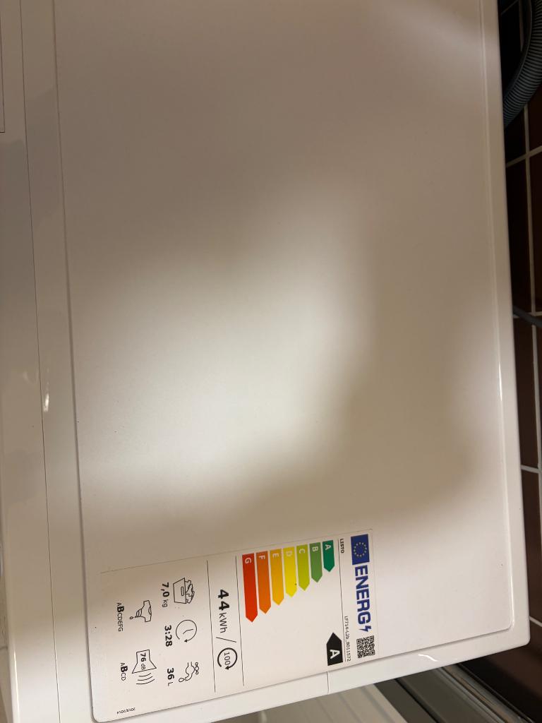 Wasmachine te koop – zo goed als nieuw (7 kg, Steam, Ophalen, 6 tot 8 kg, Minder dan 1200 toeren, Bovenlader