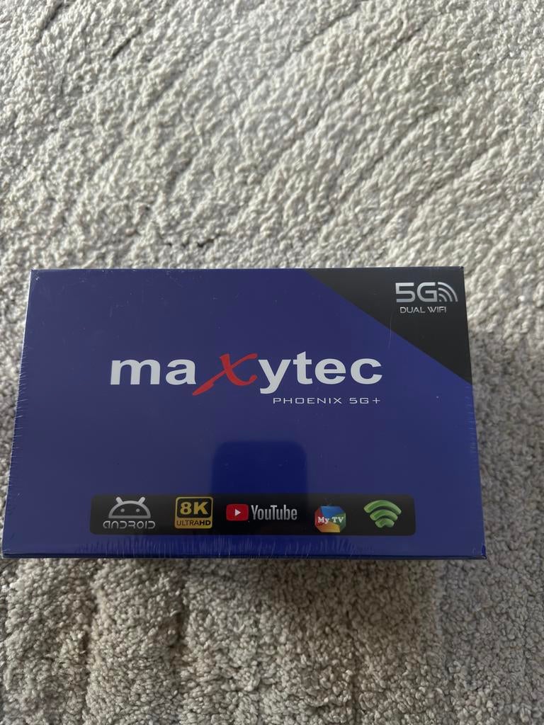 Maxytec Phoenix 5G+ iptv mediaspeler NIEUW in doos, TV, Hi-fi & Vidéo, Lecteurs multimédias, Enlèvement, Neuf
