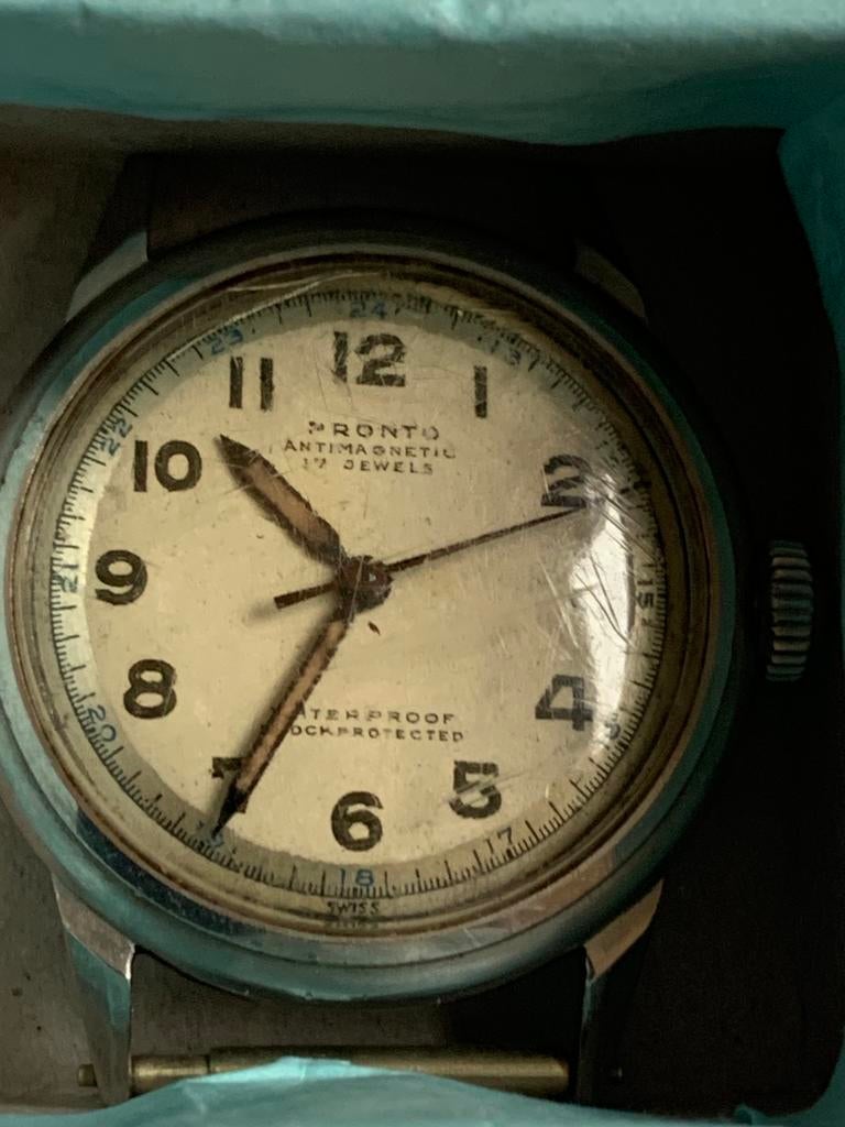 Vintage horloge PRONTO, Ophalen of Verzenden