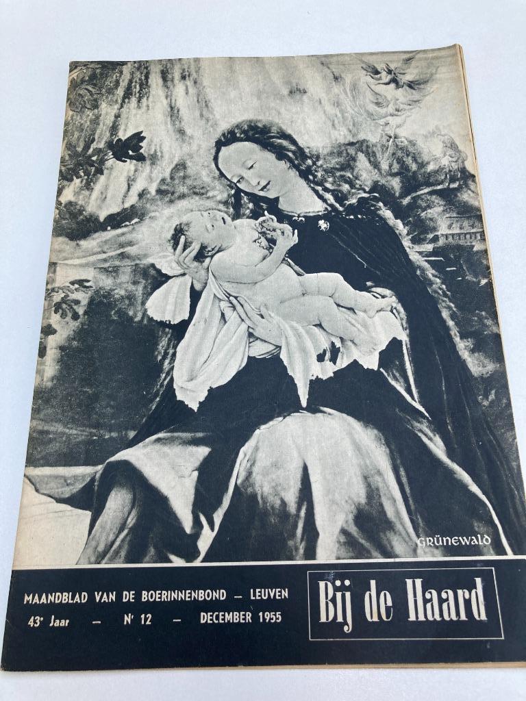 Bij de Haard nr 12 1955 : Kerst, Zillebeke, Vleugt, Zaffelar, Ophalen of Verzenden, 1940 tot 1960, Tijdschrift