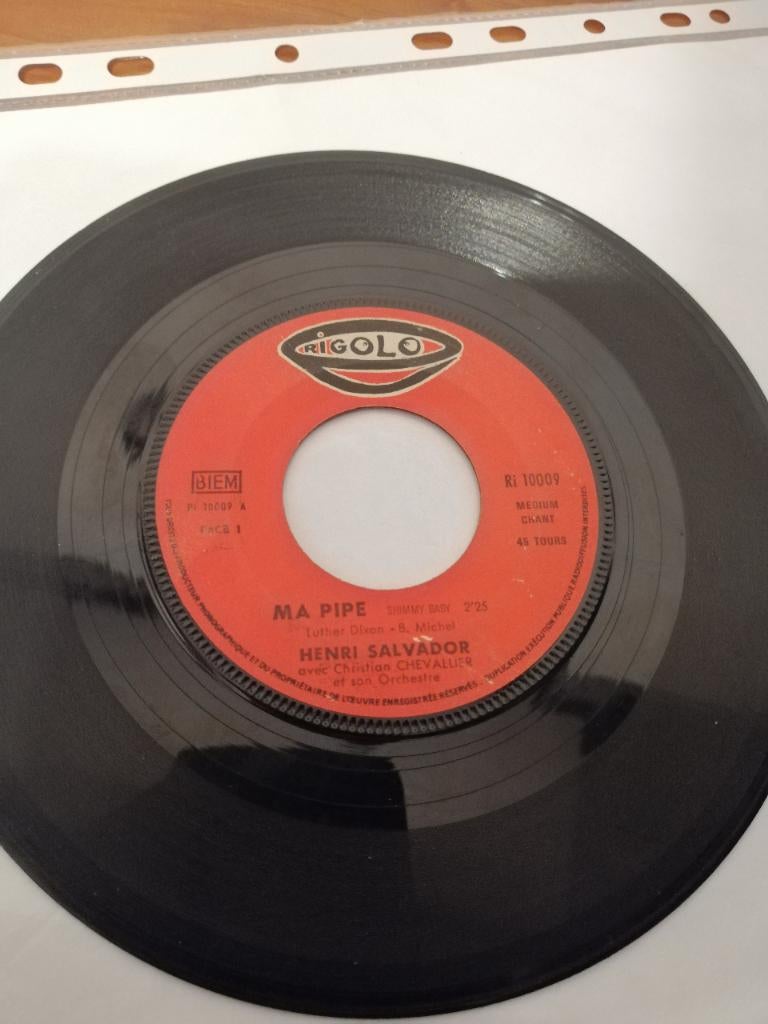 Vinyle Henri Salvador 45 tours, Enlèvement, Utilisé