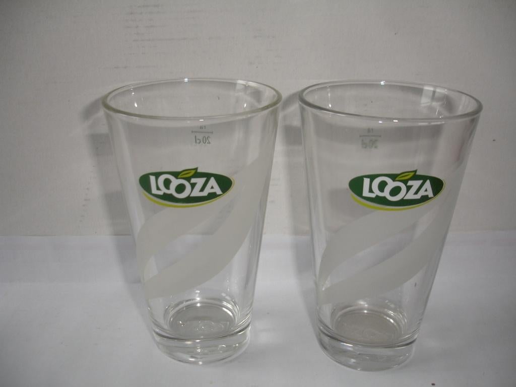 6 glazen van Looza, 20cl, nieuw, voor € 3,00, Verzamelen, Ophalen of Verzenden, Nieuw, Frisdrankglas