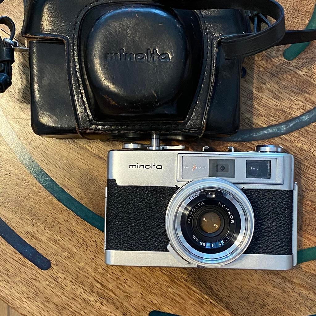 Minolta AL-F, Rokkor 38mm f2.7* als nieuw/nieuw, Ophalen of Verzenden, Zo goed als nieuw, Compact, Minolta