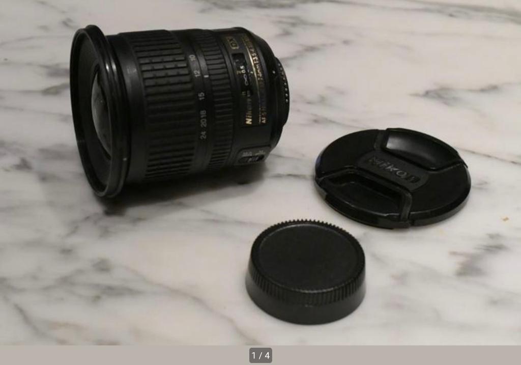 Nikon AF-S 10-24mm f/3.5-4.5 G ED DX Nikkor, Ophalen of Verzenden, 1980 tot heden, Lens of Lenzen