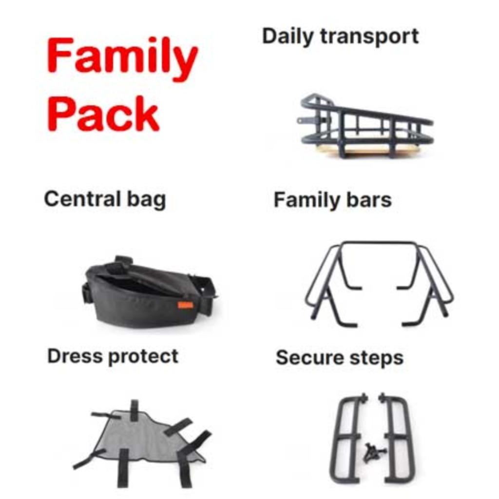 O2feel Equo Cargo Power 7.2 Family Pack, Ophalen of Verzenden, Nieuw