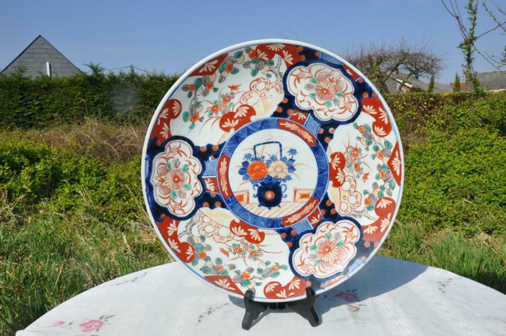 §  grand plat imari 18 eme, Enlèvement ou Envoi