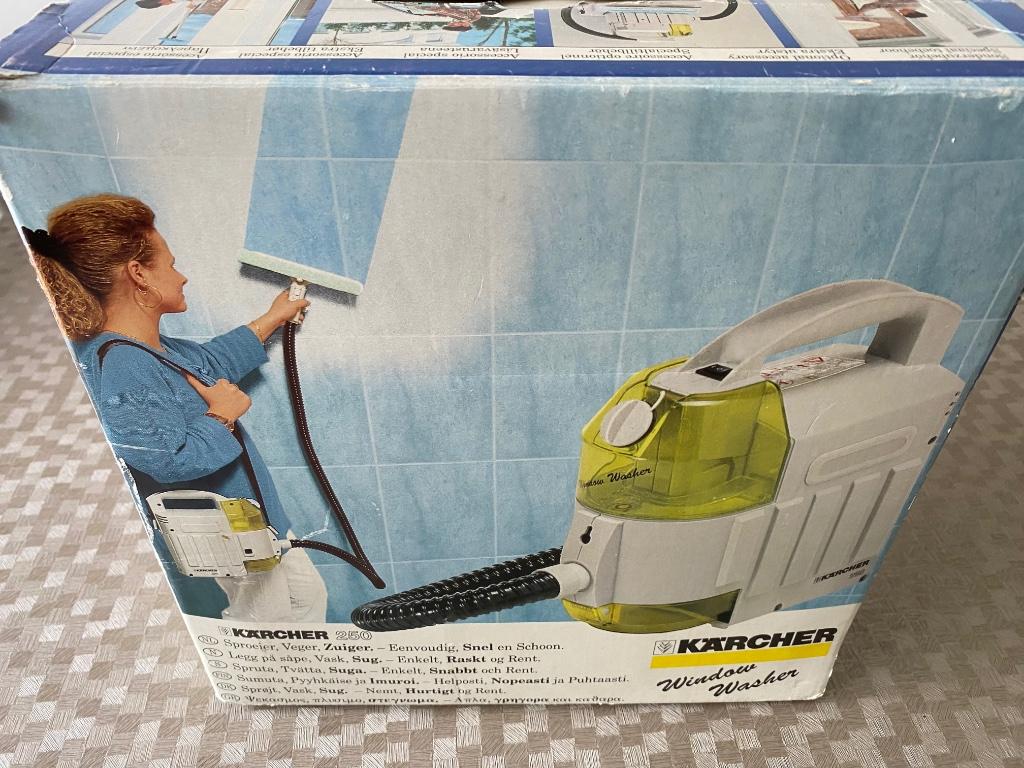 Ruiten was machine , machine nettoyage de vitres Karcher 250, Enlèvement ou Envoi, Essuie-vitre ou Raclette