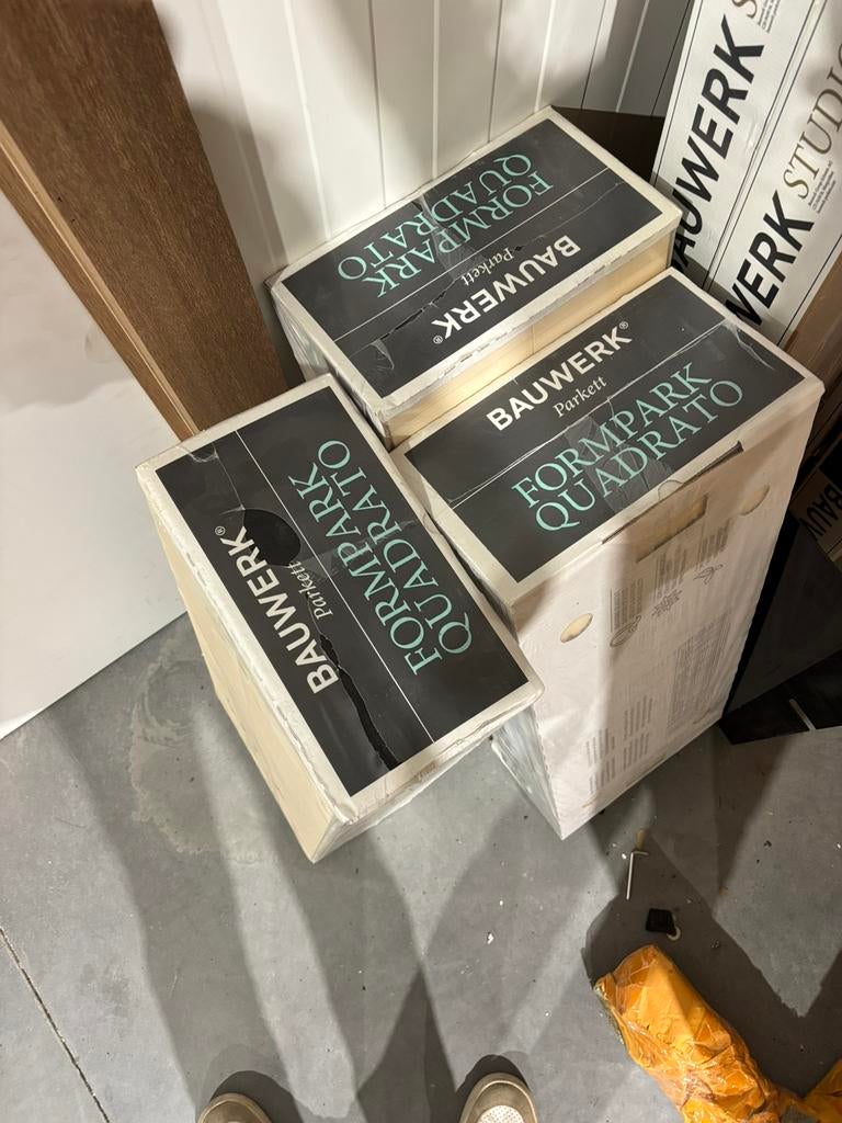 Parket halfmassief, Ophalen, Zo goed als nieuw, Parket