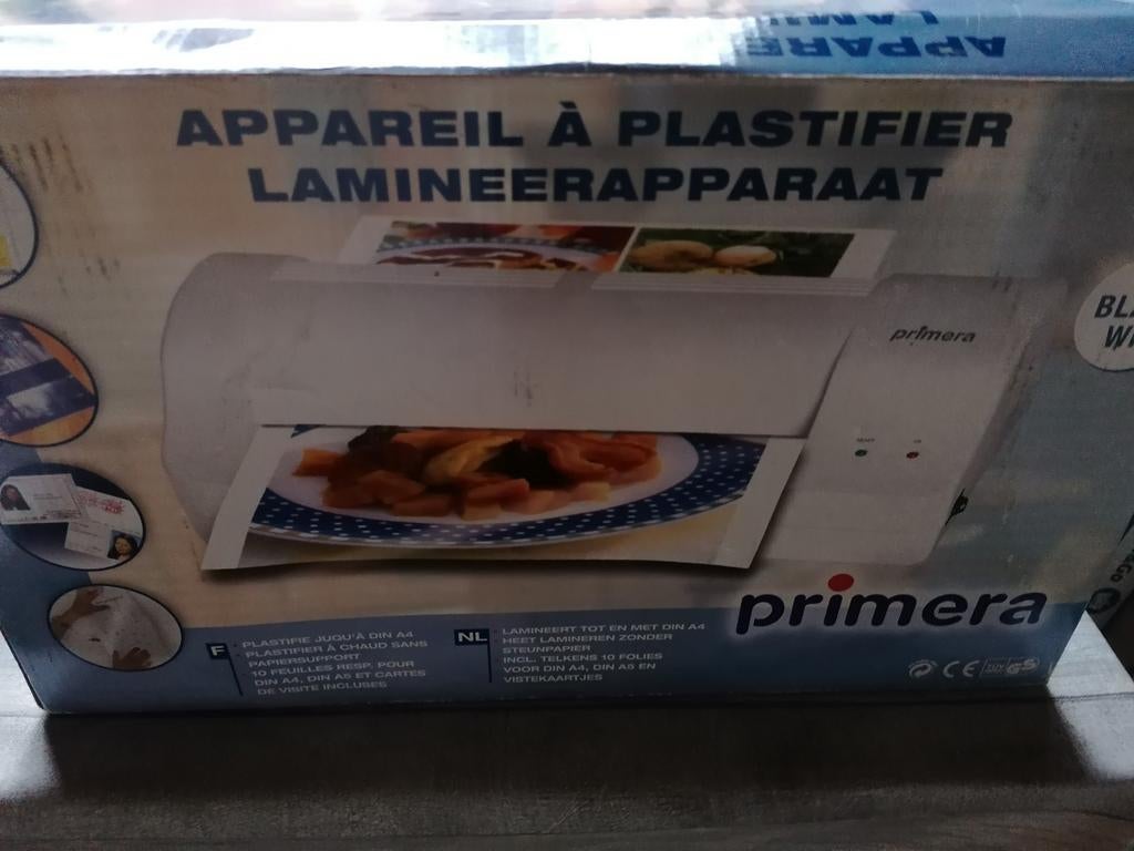 Lamineerapparaat primera, Electroménager, Enlèvement ou Envoi, Comme neuf