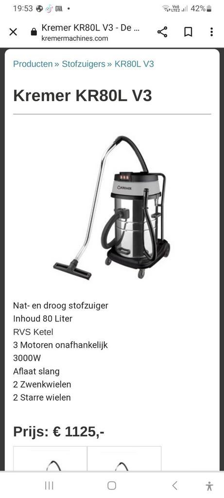 Aspirateur industriel 3 moteurs 3000 watts pour lave-auto, Enlèvement ou Envoi, Neuf