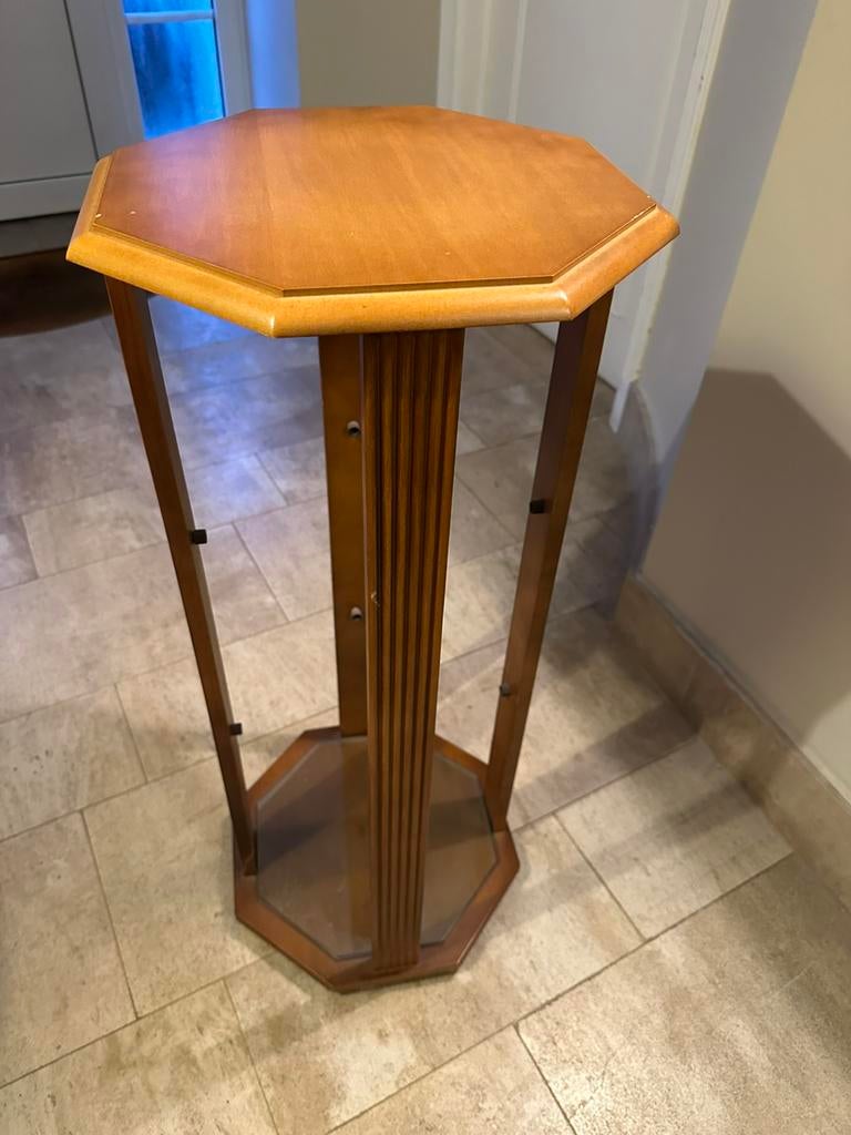 Meuble colonne et tablettes en acajou, Ophalen, Zo goed als nieuw