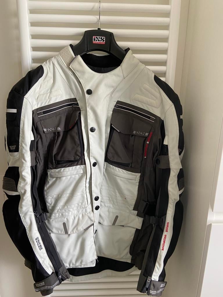IXS - Jas Montevideo II + Broek Caracas II + toebehoren, Kleding | Heren, Jassen | Winter, Ophalen, Zo goed als nieuw, Grijs, Andere