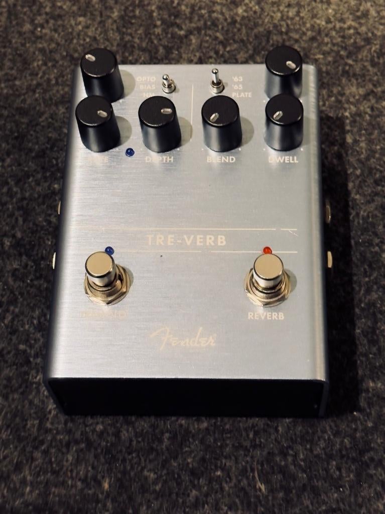 Fender Tre-Verb Digitale Reverb/Tremolo, Muziek en Instrumenten, Effecten, Zo goed als nieuw, Reverb, Multi-effect, Ophalen of Verzenden