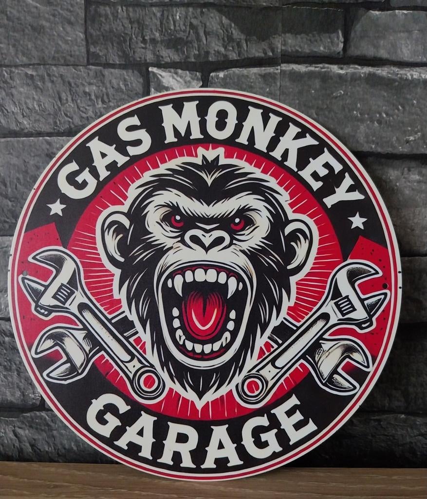 Plaque Décorative métallique GAS MONKEY GARAGE, Enlèvement ou Envoi