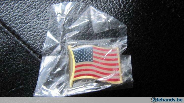 american flag amerika vlag drapeau pin a308, Ophalen of Verzenden, Nieuw, Speldje of Pin