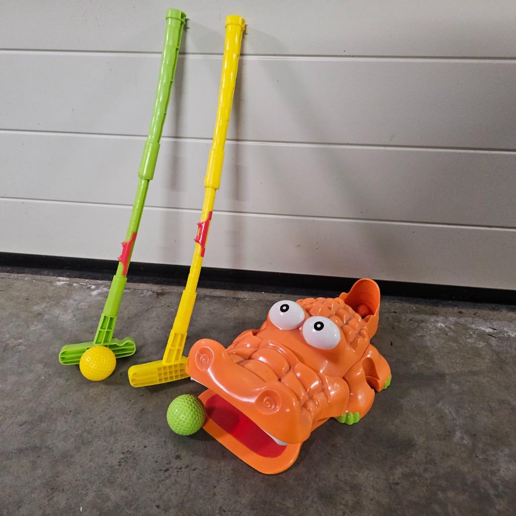 Hasbro 05296 - Kroko Golf, Ophalen, Zo goed als nieuw