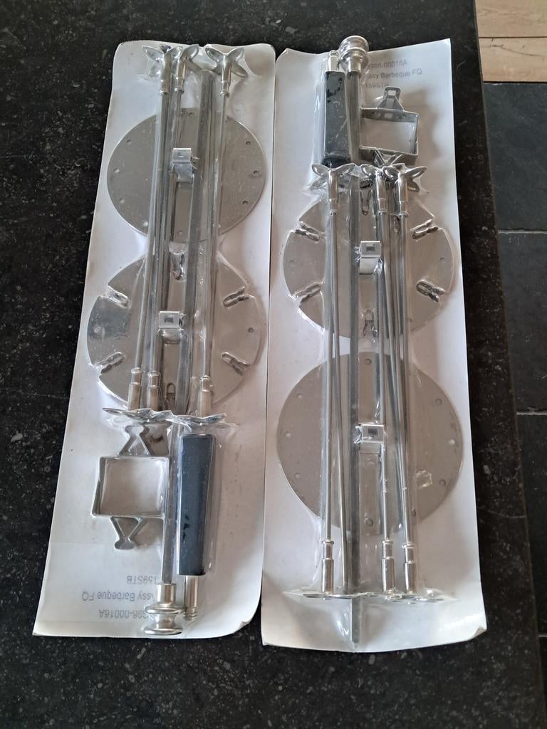 Nieuwe BBQ spitset / rotisserie – 2 stuks – nog ingepakt, Enlèvement