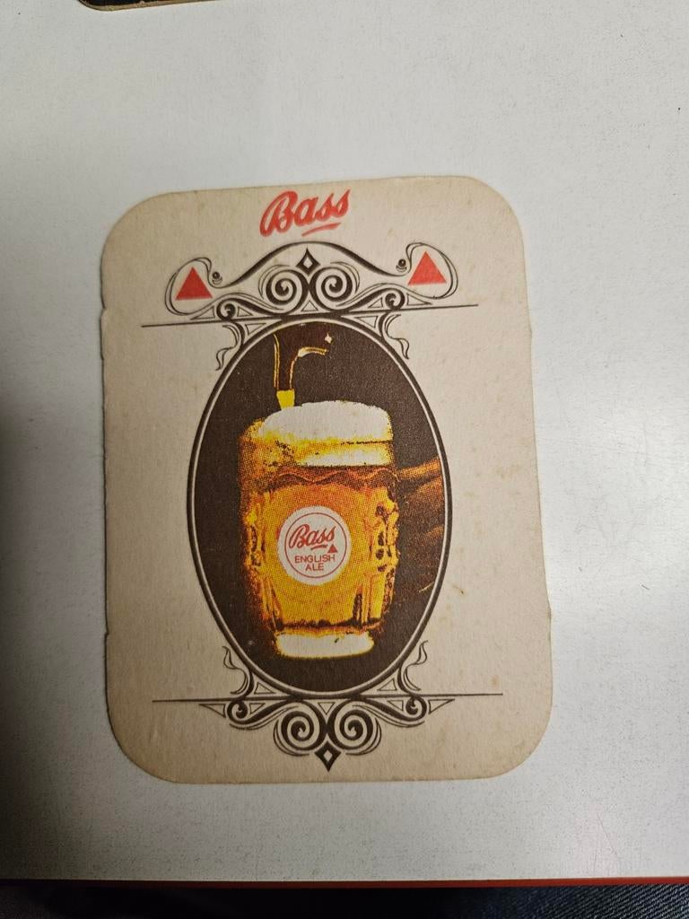 Oud bierviltje Bass pale ale, Ophalen of Verzenden