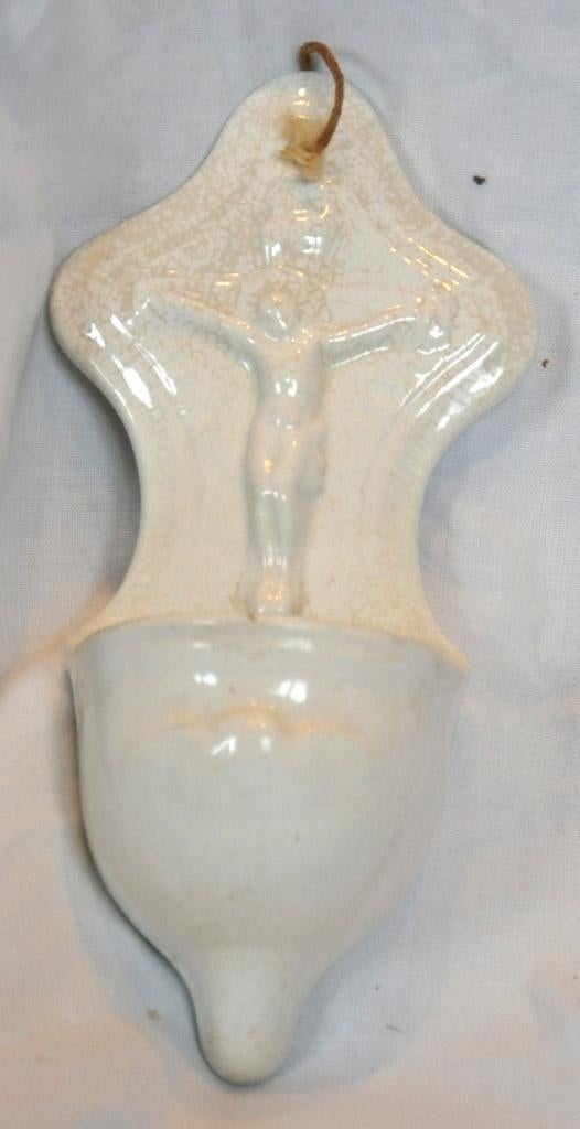 benitier faience blanche maastricht, Enlèvement ou Envoi