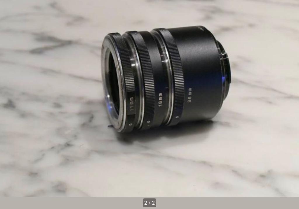 Entretoises macro Panagor pour Minolta MD, Enlèvement ou Envoi, Utilisé, Autres types