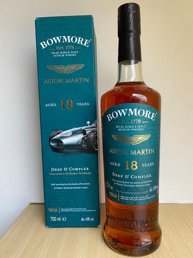 Whisky Bowmore 18 jaar oud Aston Martin 2022, Overige gebieden, Overige typen, Nieuw, Ophalen of Verzenden