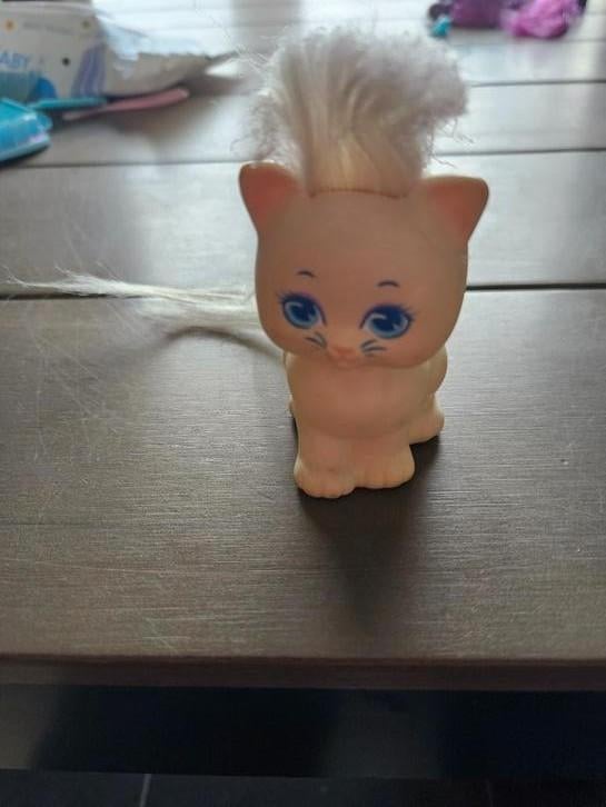 Vintage Lady Lovely Locks Curly Kitten Cat zeldzaaam1988, Ophalen, Gebruikt