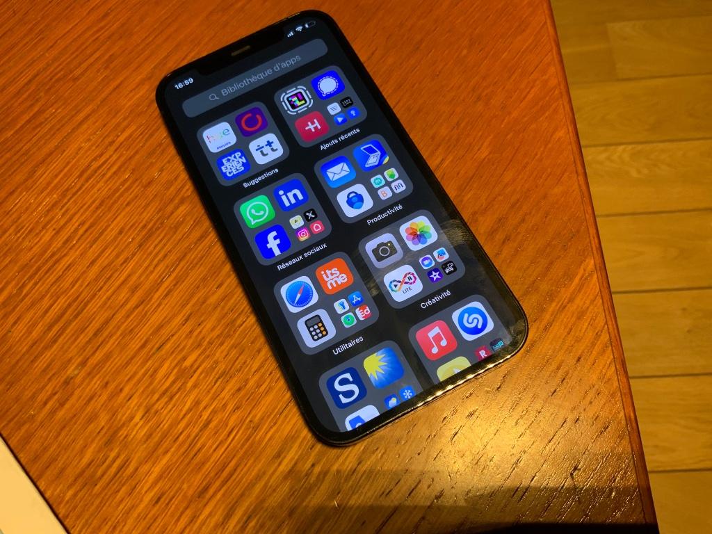 I Phone 12 Pro / 128 GO / Gris anthracite, Telecommunicatie, Mobiele telefoons | Apple iPhone, Ophalen, 80 %, 128 GB, IPhone 12 Pro