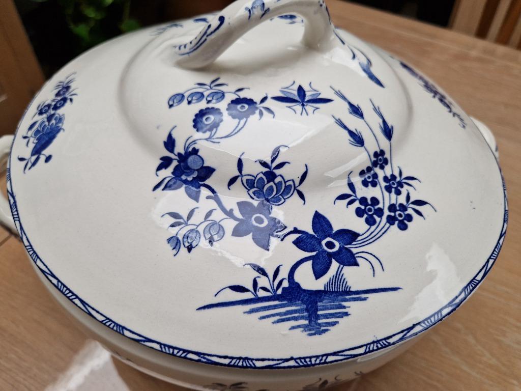 soupière porcelaine Bosch "Grand Bouquet", Antiquités & Art, Enlèvement ou Envoi