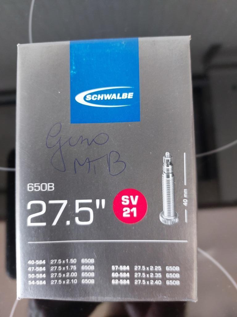 Schwalbe SV21 Binnenband voor MTB, Fietsen en Brommers, Fietsonderdelen, Nieuw, Band, Ophalen of Verzenden