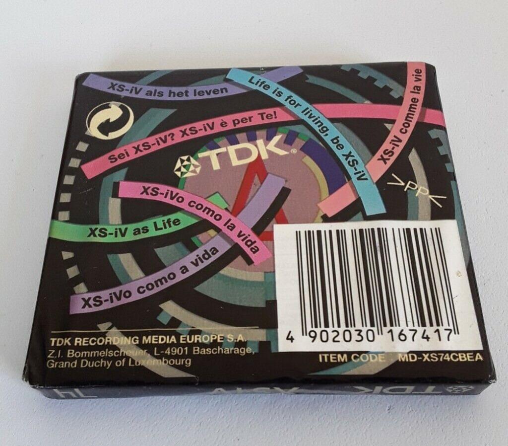 Minidisc TDK MDXS74CBEA-XS-iV Design Line MINISTRY OF SOUND, Envoi, Lecteur MiniDisc