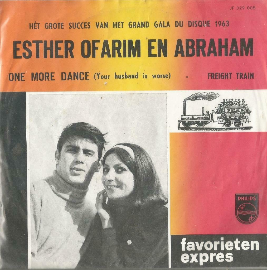 Esther Ofarim & Abraham – One more dance / Freight train, CD & DVD, Vinyles Singles, Utilisé, Pop, Enlèvement ou Envoi