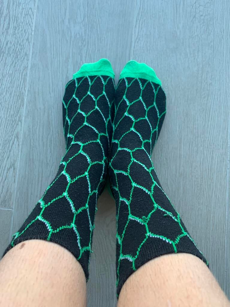 Chaussettes Kenzo vertes à imprimé taille 43, Enlèvement ou Envoi, Kenzo, Comme neuf, Taille 43 à 46